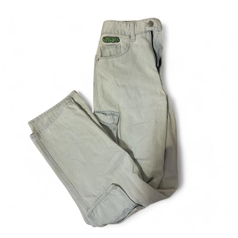 Cream Cargo Pants